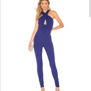 x Naven Ziggy Jumpsuit in Amparo Blue